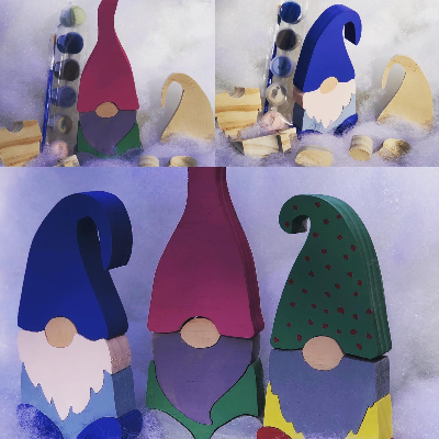 Diy Gnome Puzzle Paint Kits