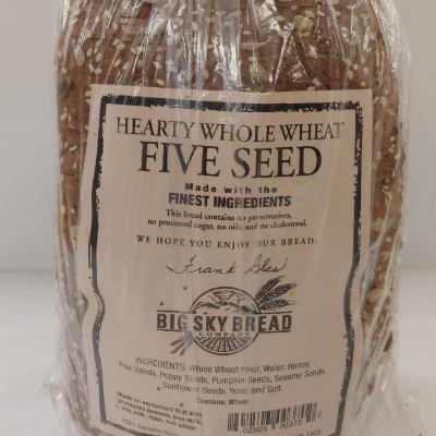 Hearty Whole Wheat Five Seed