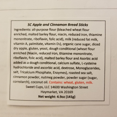Sc Apple And Cinnamon Bread Sticks