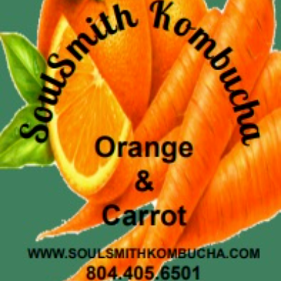 Soulsmith Orange & Carrot Kombucha 32 Fl. Oz.