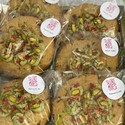Wrapped And Labeled Cookies
