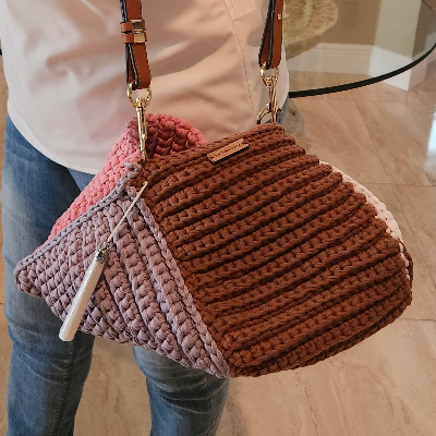 Handcrafted Crochet Shoulder Bag