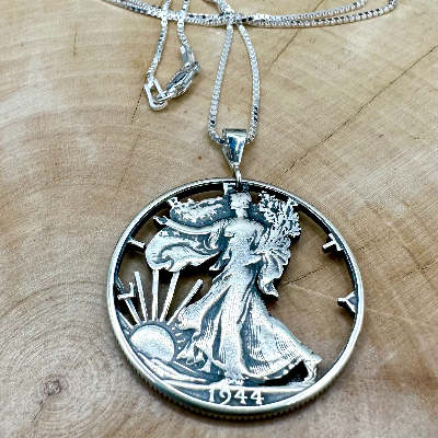 U.S. Lady Liberty Hand Cut Silver Coin Collection