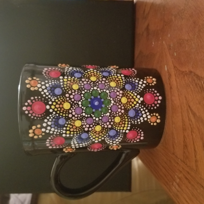 Mandala Painted Glassware