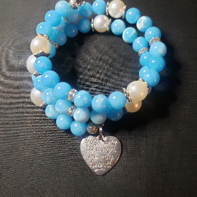 Crystal Memory Wire Bracelets