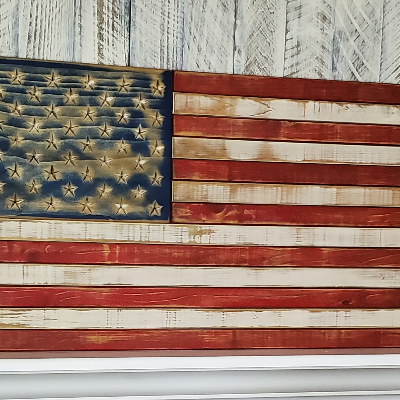Wooden Flag, Medium
