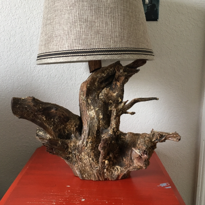 Cedar Table Lamp