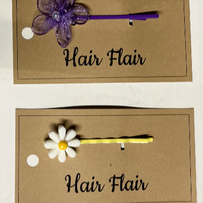 Floral Hair Clips