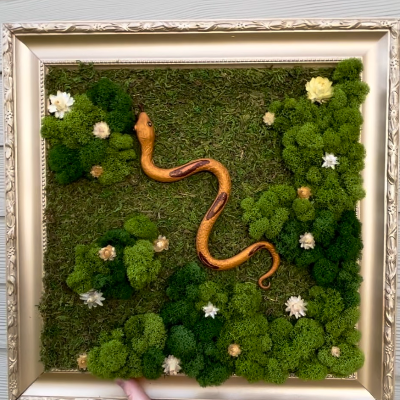 Snake Moss Art