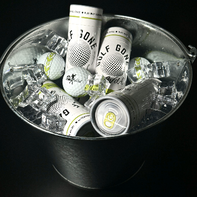 Golf Gone Wild Golf Ball Seltzer Sleeve