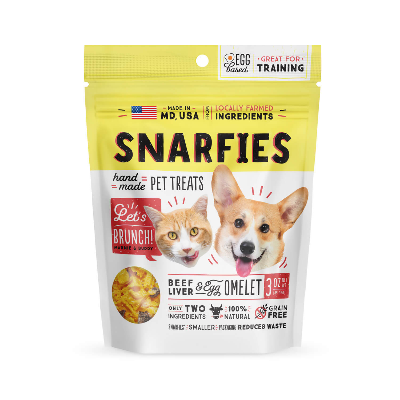 Snarfies Beef Liver And Egg Omelet Treats