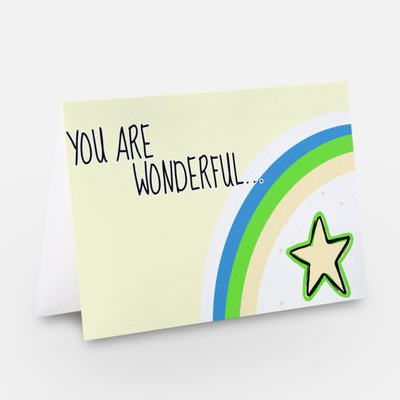 You Are Wonderful Greeting Card