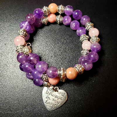 Crystal Memory Wire Bracelets