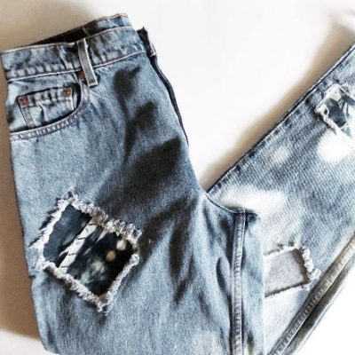 Up-Cycled Denim Jeans