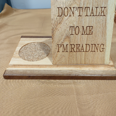 Two-Tone Wooden Book Rest