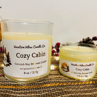 Cozy Vibes Soy Coconut Beeswax Candles