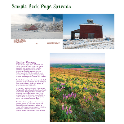 "The Palouse ~ A Favorite Place" Soft Cover Photography Book