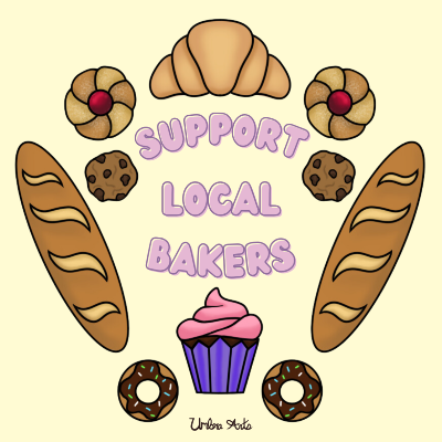 Support Local Stickers