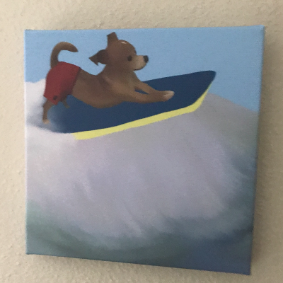 Canvas Print - Surfer Bean