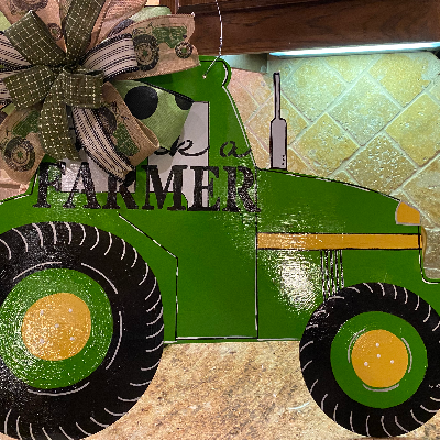 Tractor With John Deere Colors