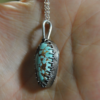 Brass Teardrop Hoops