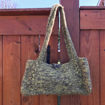 Hand Knit Felted Bags