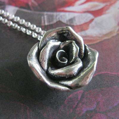 One Of A Kind Rose Necklace