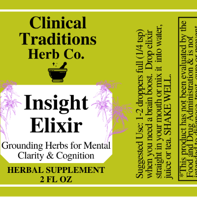 Insight Elixir: And Herbal Brain Boost