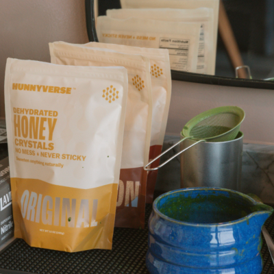 Dehydrated Honey Crystals - Cinnamon - Bulk Pack - 12oz Pouch