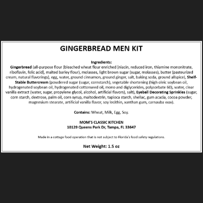 Gingerbread Man Kit
