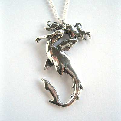Jessica's Mermaid Sterling Silver Necklace