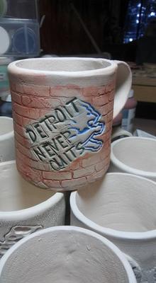 Detroit Never Quits - Coffee Mug