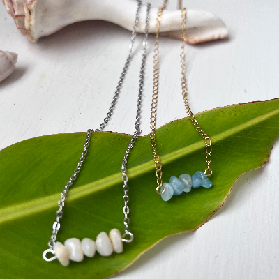Dainty Necklaces (Sea Glass/Shell)