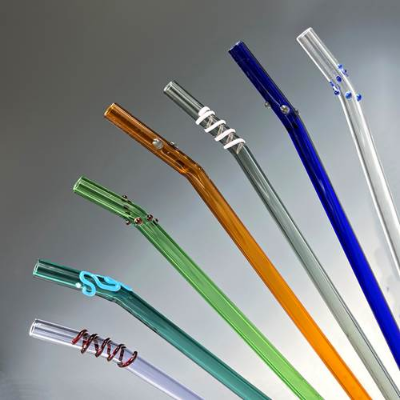 Straight Or Bent Glass Straw