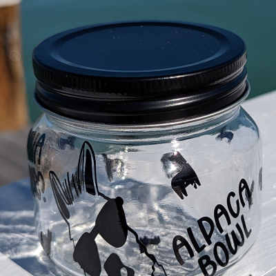 Alpaca Bowl Stash Jar