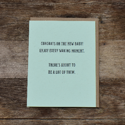 Congrats On The New Baby Greeting Card