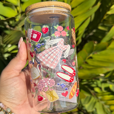 General Design Glass Cups - Designs Vary