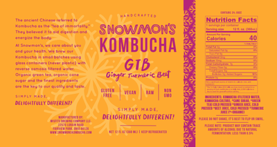 Snowmon's Gtb Kombucha