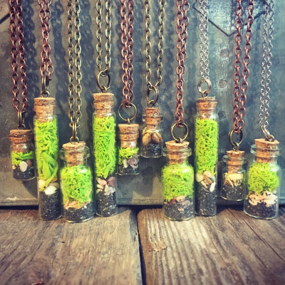 Terrarium Jewelry And Handmade Pottery