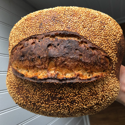 Flint Corn Flax Loaf