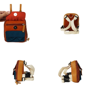 Ruffsack Handmade Dog Backpack With Harness – Dale In Rust