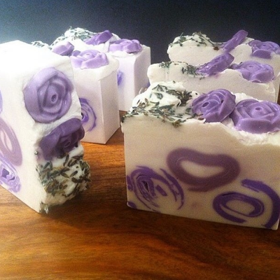 Variety Of Handmade Crafted Soaps