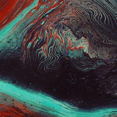 Acrylic Pour On Wood Canvas Resin Finish