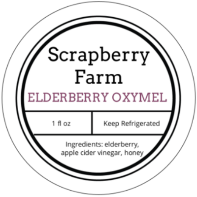 Elderberry Oxymel