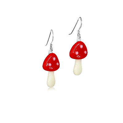 Woodsy Shrooms | Mushroom Earrings