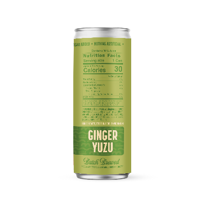 Ginger Yuzu Probiotic Soda