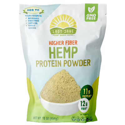 Higher Fiber Hemp Protein Powder