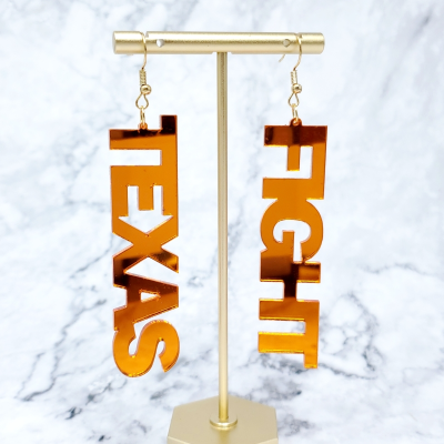 Laser Cut Acrylic Earrings