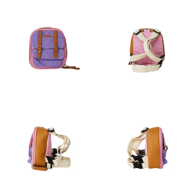 Ruffsack Handmade Dog Backpack With Harness – Dale In Pink