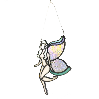 Stained Glass Pixie Suncatcher